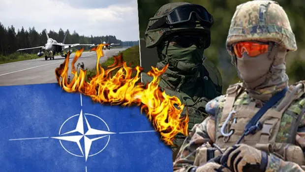 NATO karargahı ve askeri unsurlar.