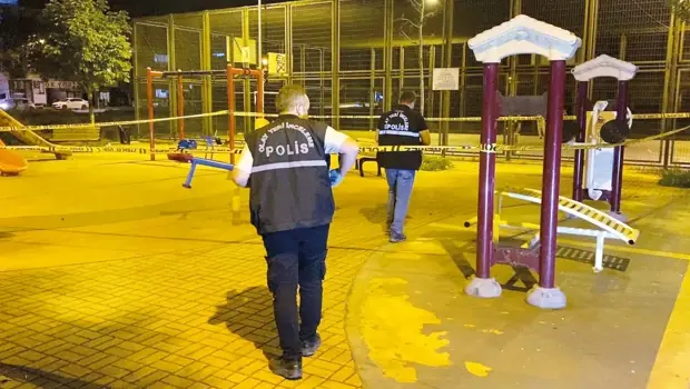 İnegöl'de silahlı saldırının gerçekleştiği çocuk parkı