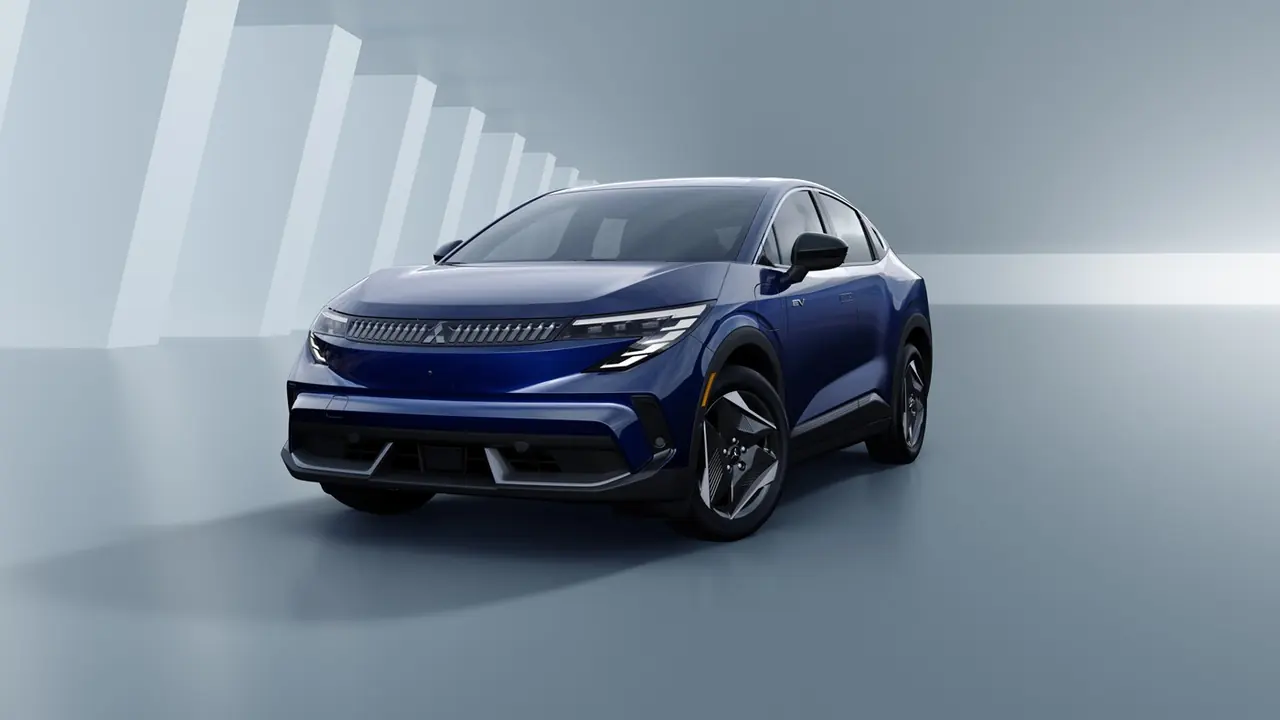 Mitsubishi'nin yeni tamamen elektrikli Eclipse Sportback modeli.