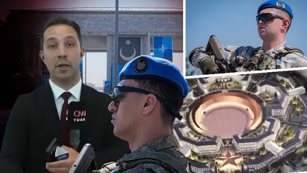Türkiye'nin yeni savunma merkezi Ay Yıldız Karargahı'nın dış görünümü.