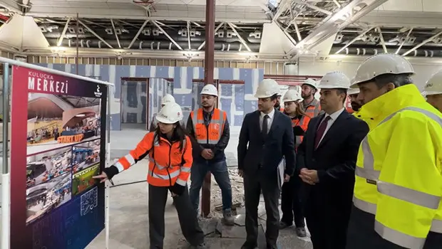 Atatürk Havalimanı'nda yapımı süren Terminal İstanbul projesinden bir görünüm.