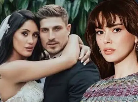 Seray Kaya ve Sahra Işık yan yana.