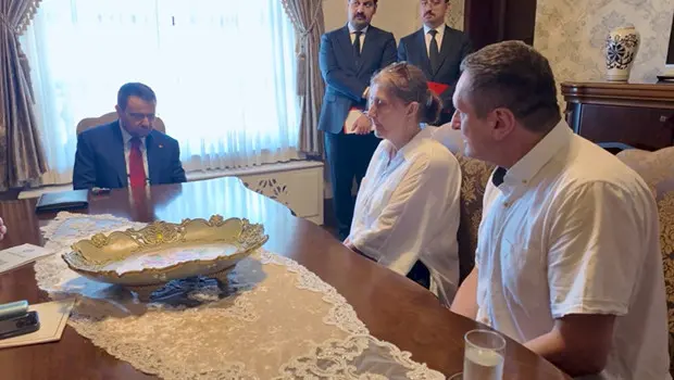 Adalet Bakanı Akın Gürlek, Emir Yuşa Atıcı'nın ailesiyle Trabzon Valiliği'nde bir araya geldi.
