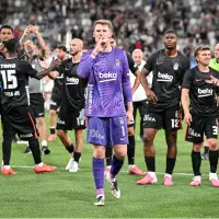 Beşiktaş'ın Hradec Kralove maçından bir enstantane.