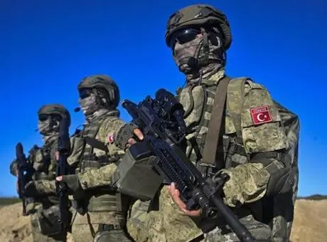 Suriye'deki Türk askeri varlığını temsil eden bir görsel.