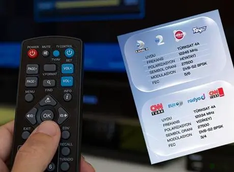 Türksat uydu yayınları ve frekans güncelleme süreci.