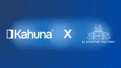 Yapay Zeka Fabrikası ve Kahuna iş birliğini temsil eden teknolojik müzik finansmanı görseli.