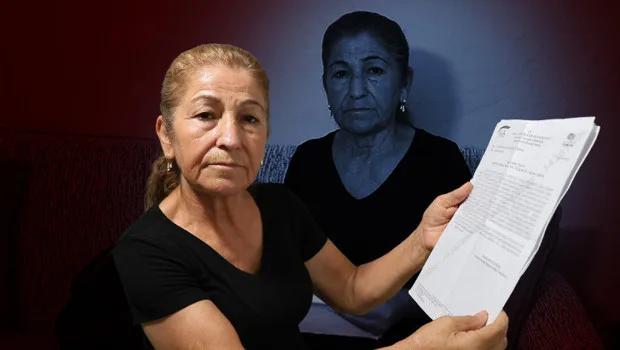 SGK tebligatı ile emekliliği iptal edilen ve borç çıkarılan Sefalet Verani'nin yaşadığı şoku anlatan görsel.