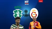 Galatasaray ve Sporting Lizbon arasındaki Şampiyonlar Ligi maçı.