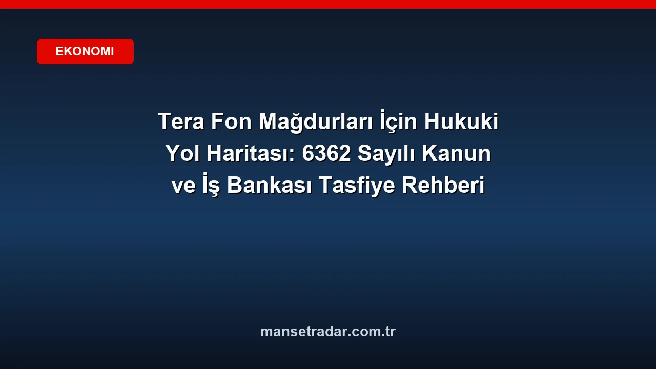 Tera fon mağdurları için hukuki hak arama ve tasfiye rehberi.