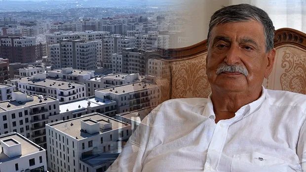 Hatay'da deprem sonrası yeniden inşa edilen modern konutlar ve yeşil alanlar.