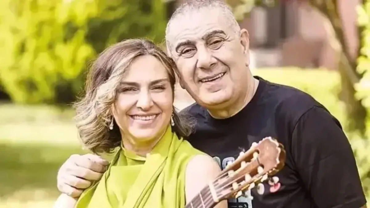 Eda ve Metin Özülkü müzik stüdyosunda