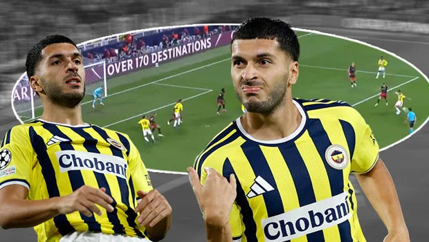 Fenerbahçe'nin genç yıldızı Oğuz Aydın, UEFA Şampiyonlar Ligi'nde Slavia Prag'a attığı tarihi gol sonrası sevinç yaşıyor.
