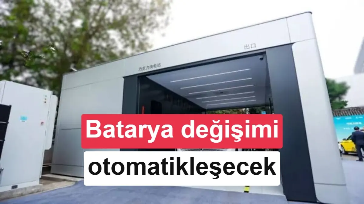 Huawei ve CATL ortaklığı otonom batarya değişim istasyonu