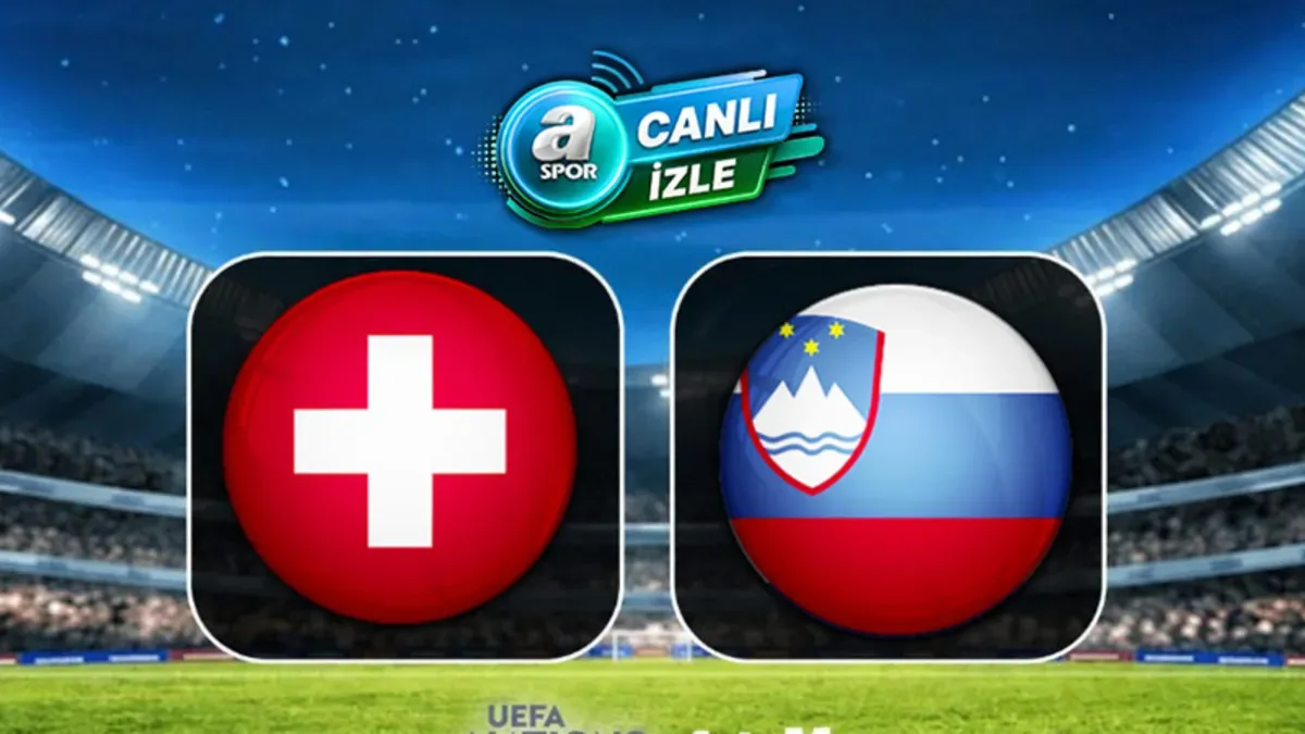 İsviçre ve Slovenya milli takımları UEFA Uluslar Ligi maçında karşı karşıya.