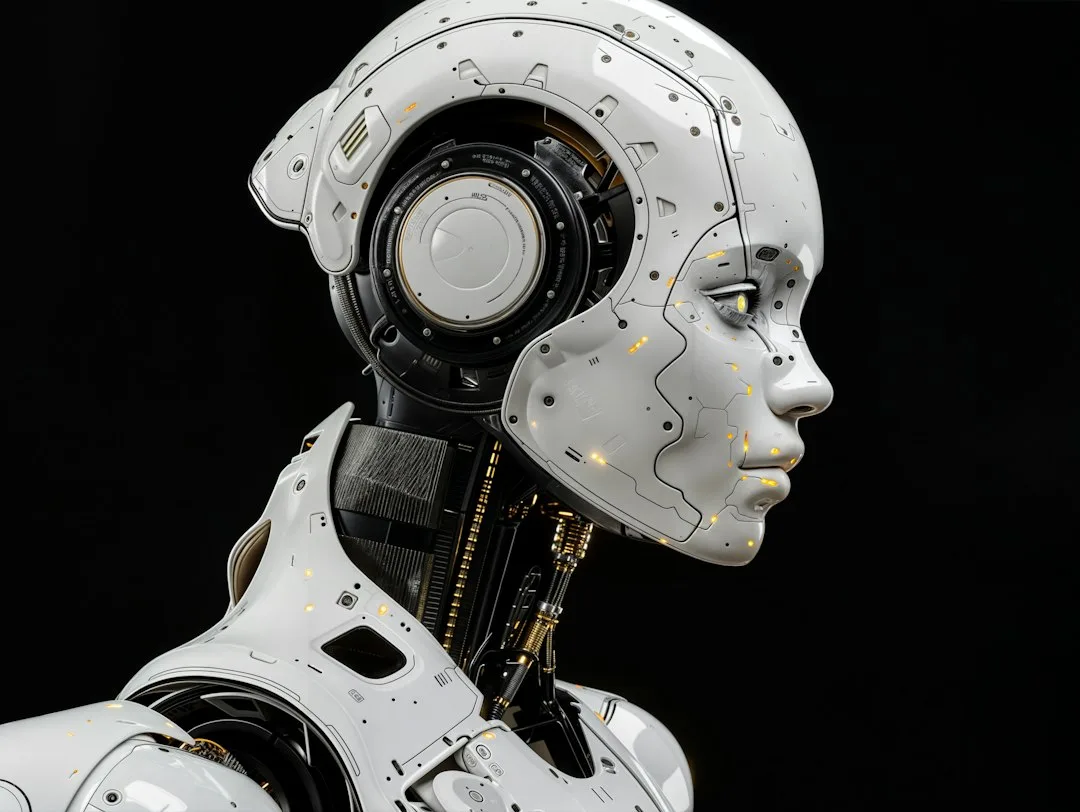 Konya'da AKINROBOTICS tarafından geliştirilen yerli insansı robot AKINCI-5, seri üretim hattında.