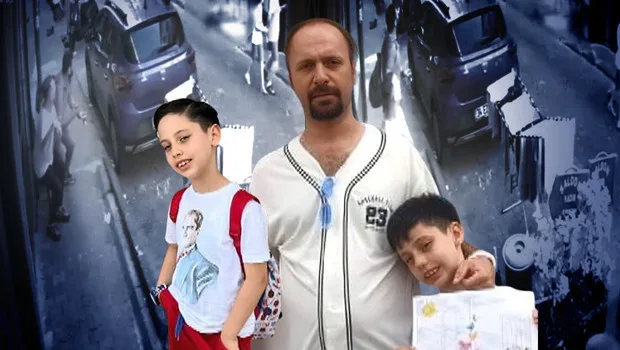 Adliye binası ve adalet terazisi simgesi