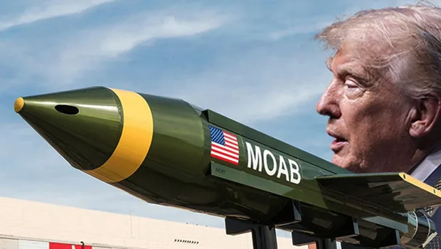 Donald Trump Newsmax yayınında İran ve MOAB bombası hakkında açıklamalarda bulunuyor.