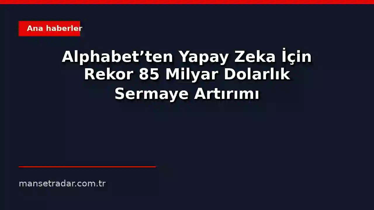 Yapay zeka ve finansal yatırımı temsil eden dinamik bir illüstrasyon.