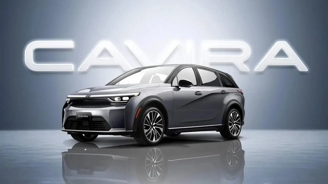 Foxtron Cavira elektrikli crossover modeli, modern tasarımı ve LED farlarıyla dikkat çekiyor.