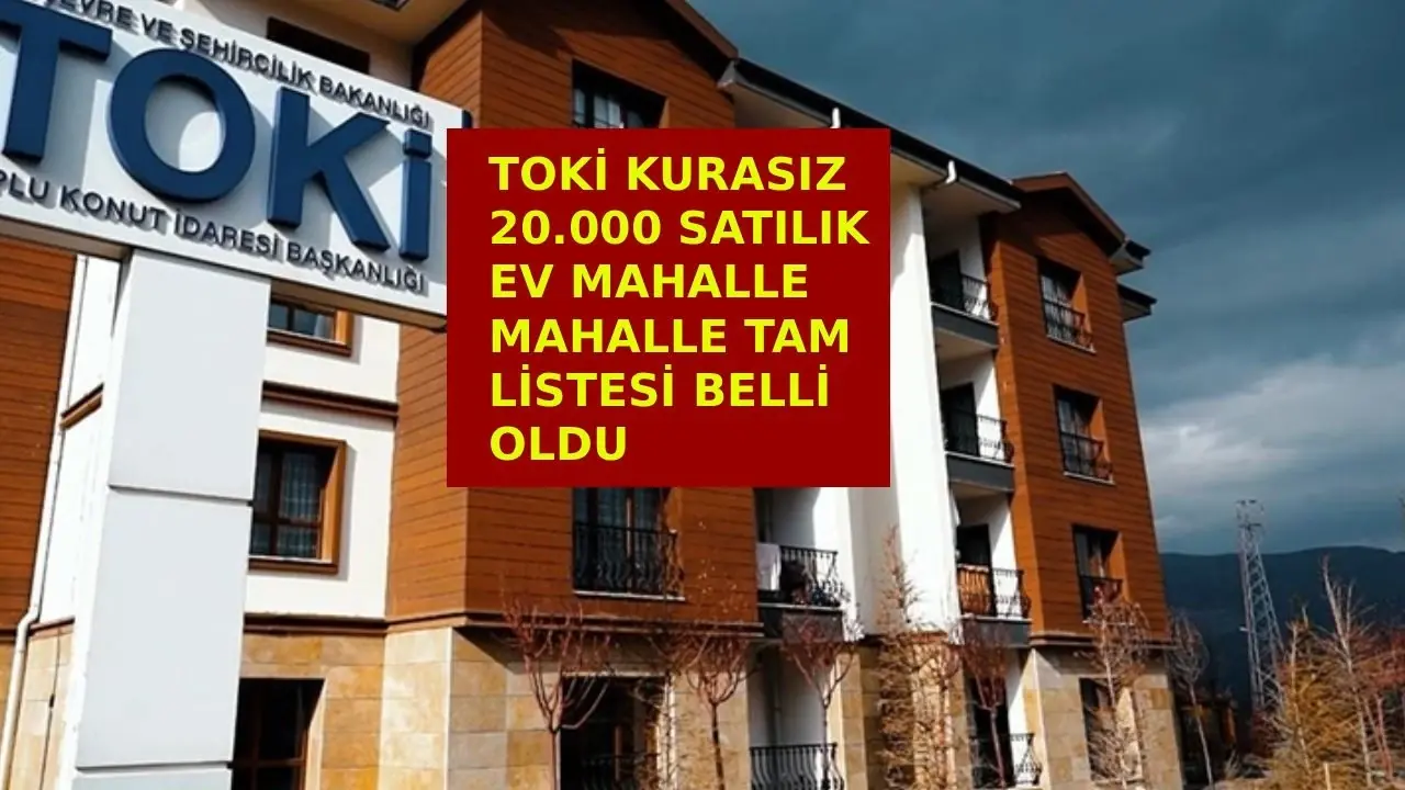 TOKİ tarafından inşa edilen konut projeleri