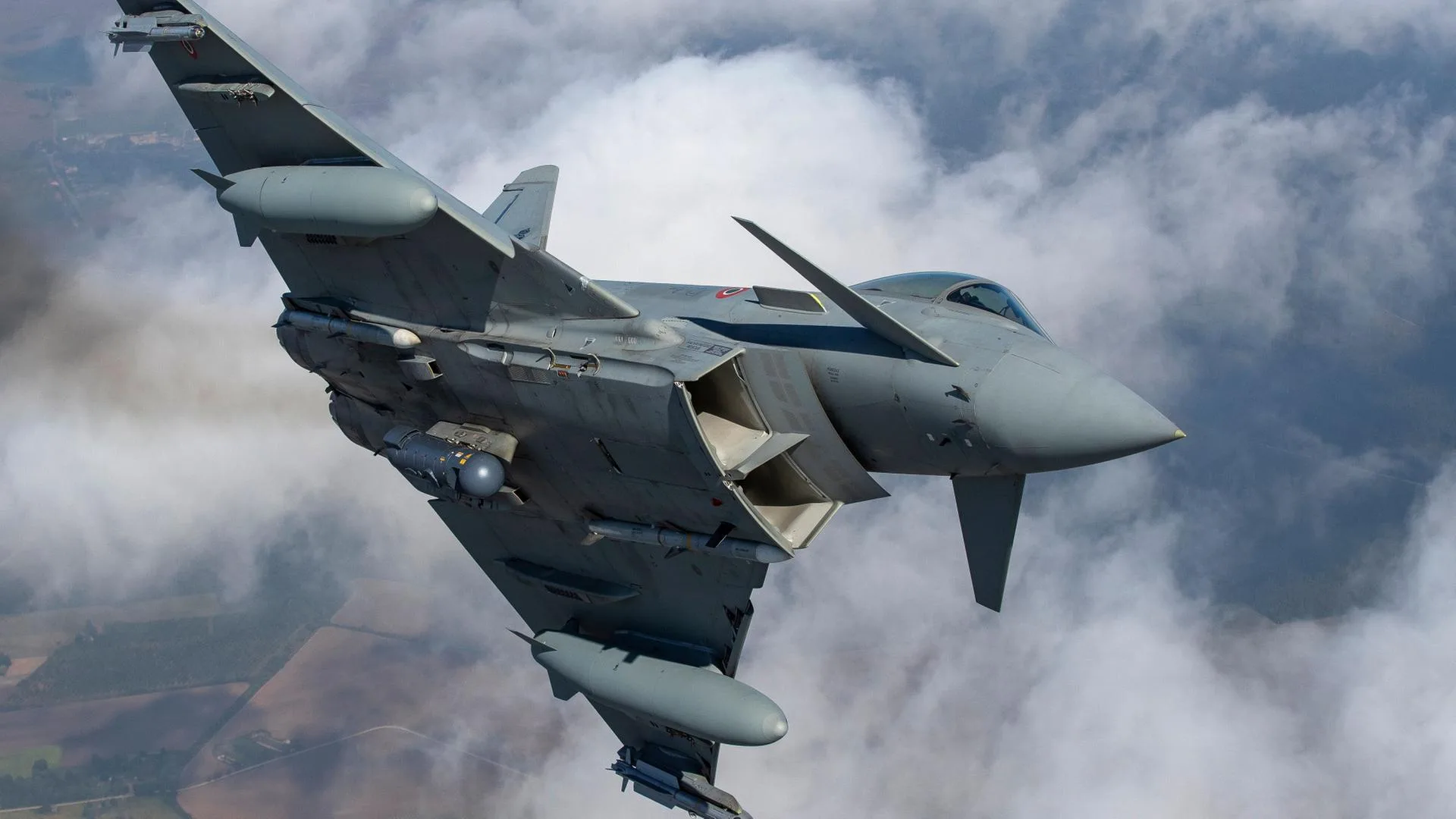 NATO-Kampfjets sichern den Luftraum über Litauen.