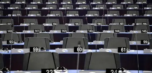 Das Gebäude des Europäischen Parlaments in Brüssel.