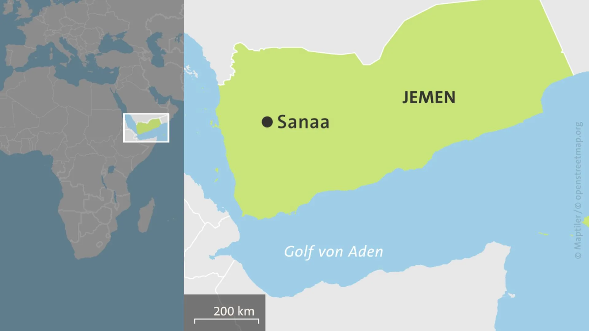 Rauch über einem Militärlager nach einem Raketenangriff im Jemen