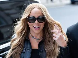 Sängerin Mariah Carey bei einer öffentlichen Veranstaltung