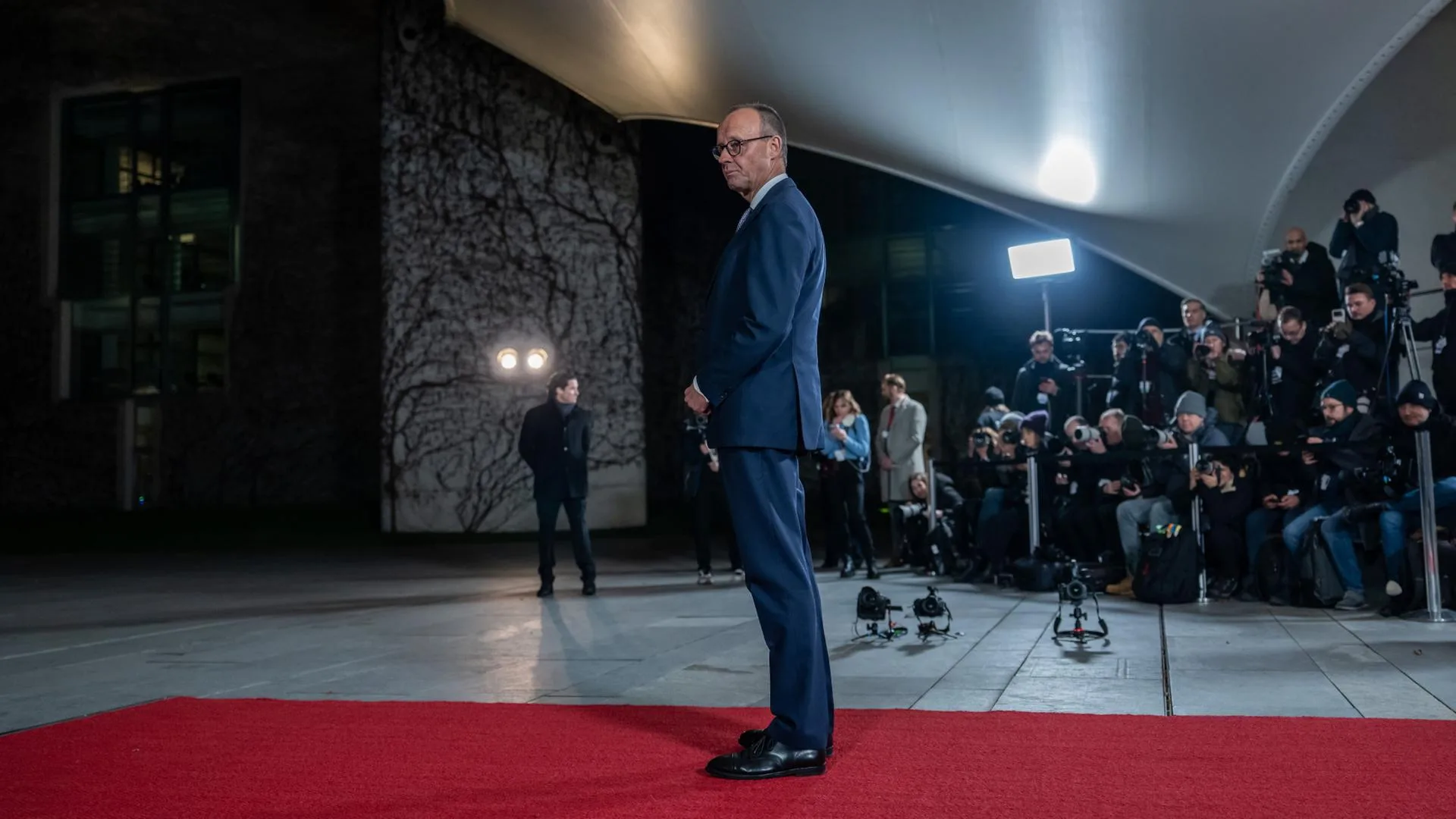 Bundeskanzler Merz spricht auf einem Investitionsgipfel in Berlin.