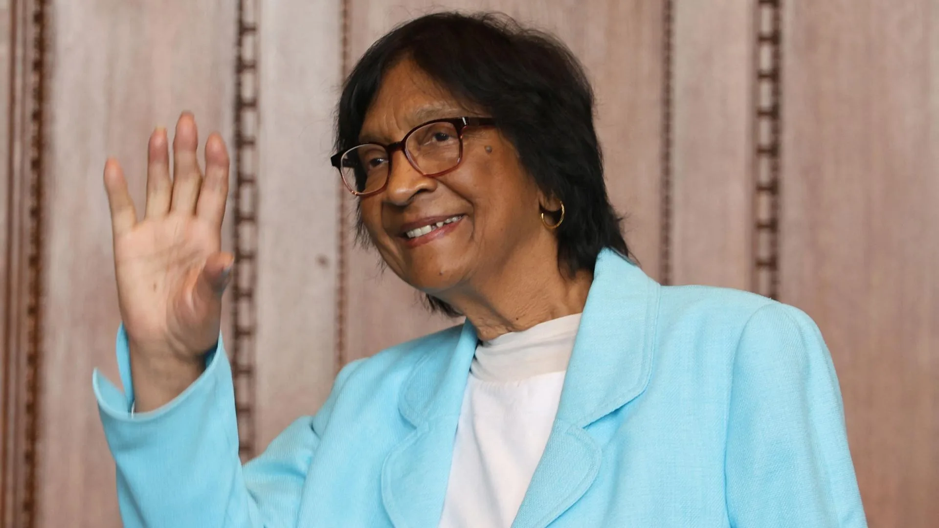 Porträt von Navanethem Pillay, Friedensnobelpreisträgerin