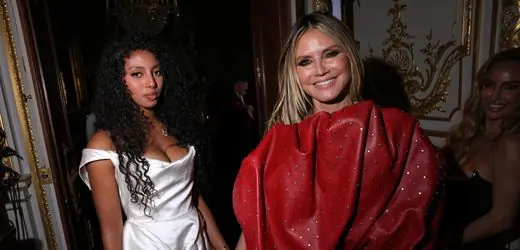 Heidi Klum besucht mit Tochter Lou Samuel erstmals die Fashion Week in Paris