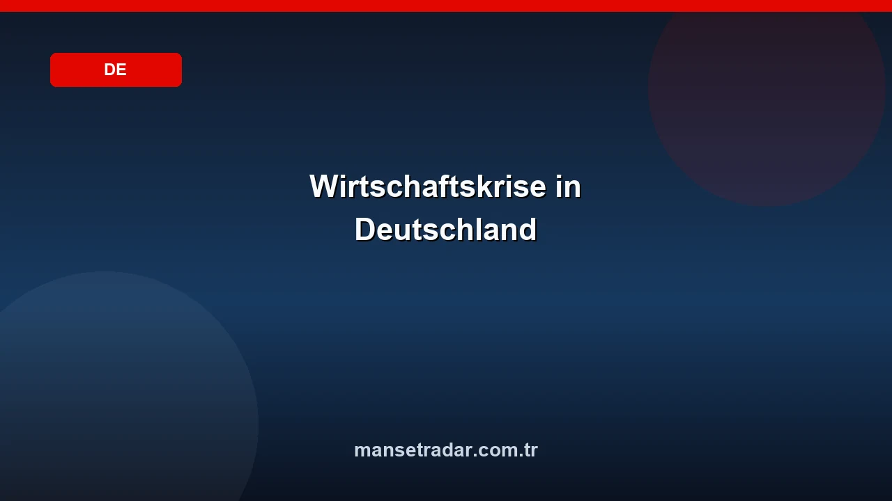 Wirtschaftskrise in Deutschland