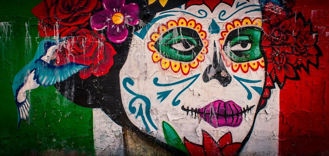 A street in New Jersey where a Mexican Independence Day parade has been postponed, with a banner indicating the...